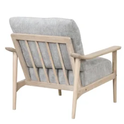 ModernLuxe Retro Accent Chair with Solid Wood Frame & Slatted Back -Luxe Furniture Sale GUEST e88e8875 a3a9 41a3 a46e ba6f06561c44