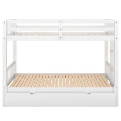 ModernLuxe Twin Over Twin Pull-out Bunk Bed with Expandable Bottom Bed and Trundle -Luxe Furniture Sale GUEST e89d148b c272 4f94 b848 f1d0e07c7fc3