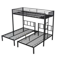 ModernLuxe Modern Metal Triple Bunk Bed - Convertible 3-in-1 Twin Design 21 ModernLuxe Modern Metal Triple Bunk Bed - Convertible 3-in-1 Twin Design -Luxe Furniture Sale GUEST e950b4b8 1578 4a32 80fd 9c1dcef22ba5