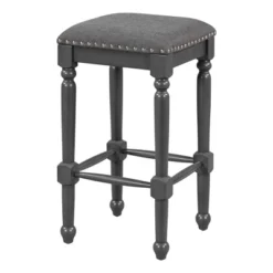 5 PCS Counter Height Wood Dining Table Set, Console Table With Trestle Legs And 4 Stools-ModernLuxe -Luxe Furniture Sale GUEST eaf61c18 75fe 43f5 b937 dbf9ccc2eb00