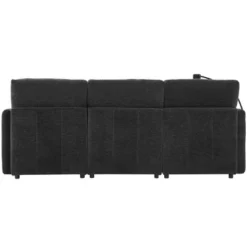 ModernLuxe 85.4" Modular Sectional Sofa Couch, Convertible Sofa Bed With Movable Ottoman, 2 USB Ports & Phone Holder 23 ModernLuxe 85.4" Modular Sectional Sofa Couch, Convertible Sofa Bed With Movable Ottoman, 2 USB Ports & Phone Holder -Luxe Furniture Sale GUEST ec612703 b19a 4afb a9cf 83c33733f147