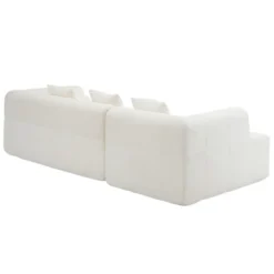 Modular Sectional Sofa With 5 Pillows, Free-combined Sofa Couch With Chaise Lounge & Loveseat, Beige/Blue/Gray/Green-ModernLuxe 27 Modular Sectional Sofa With 5 Pillows, Free-combined Sofa Couch With Chaise Lounge & Loveseat, Beige/Blue/Gray/Green-ModernLuxe -Luxe Furniture Sale GUEST edd9cb23 63d9 4db3 b583 5aa89e01d790