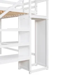 Full Size Loft Bed With Built-in Storage Wardrobe And Stairs-ModernLuxe -Luxe Furniture Sale GUEST f0f7cef7 f094 467a 986d 2e942463d828