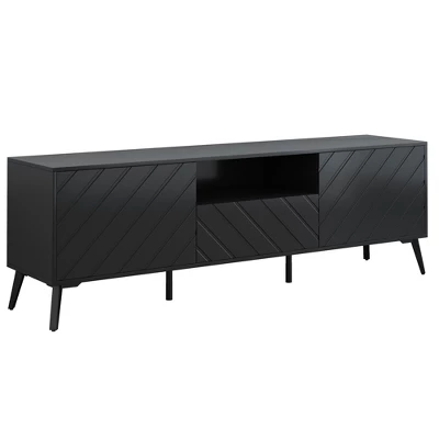 ModernLuxe 67" Modern TV Stand for TVs up to 70" with Storage & Drawer 5 ModernLuxe 67" Modern TV Stand for TVs up to 70" with Storage & Drawer - Image 3
