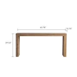 ModernLuxe Retro Solid Wood Console Table - Slim Entryway & Sofa Table -Luxe Furniture Sale GUEST f22ac1fe 5a5a 4f3b 81c7 a7ff41b6727f