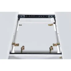 Mid-Century 5-Piece Extendable Round Dining Table Set White-ModernLuxe -Luxe Furniture Sale GUEST f2663466 c581 439b bfec ef162559bd29