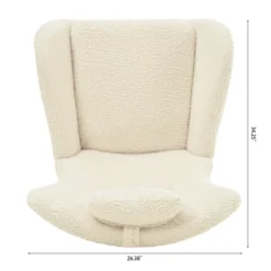 Teddy Tufted Rocking Chair With Rubber Legs - ModernLuxe -Luxe Furniture Sale GUEST f2cedc36 f9b0 4576 83a0 2ab2c4b12c3b