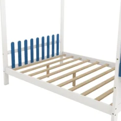 Full Size Platform Bed With Built-in Desk, Two Drawers And Individual Pen Storage - ModernLuxe -Luxe Furniture Sale GUEST f2e0b6d3 bf24 413a b7f9 d5ed3cf3107c