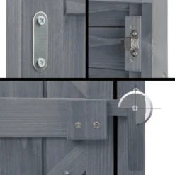 ModernLuxe Fir Wood Outdoor Storage Shed with Folding Workstation -Luxe Furniture Sale GUEST f321332f 9985 499a 826a 45b5458beced