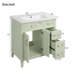 ModernLuxe 30-Inch Free-Standing Bathroom Vanity with Ceramic Undermount Sink 17 ModernLuxe 30-Inch Free-Standing Bathroom Vanity with Ceramic Undermount Sink -Luxe Furniture Sale GUEST f33e2232 7690 4944 bb79 cf6eb822d6b1