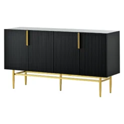 Modern Sideboard, Buffet Cabinet With Metal Handles & Legs-ModernLuxe -Luxe Furniture Sale GUEST f648f343 d642 4bba 9a8a 7573445ddcc3