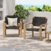 ModernLuxe Acacia Wood & Woven Rope Outdoor Patio Seating Collection -Luxe Furniture Sale GUEST f6a1e296 df00 4c54 ab67 929b8fe6178e