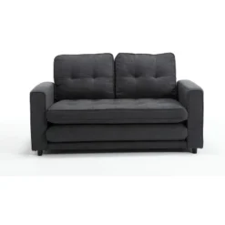 Convertible Folding Futon Sofa Bed, Dark Gray - ModernLuxe -Luxe Furniture Sale GUEST f7590ba4 8689 40bd a0f4 381588409e55