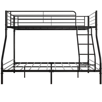 ModernLuxe Twin-over-Full Metal Bunk Bed with Ladder and Enhanced Guardrails 5 ModernLuxe Twin-over-Full Metal Bunk Bed with Ladder and Enhanced Guardrails - Image 3