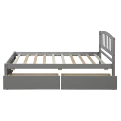 Twin Wood Platform Storage Bed Frame With Headboard And Two Drawers-ModernLuxe -Luxe Furniture Sale GUEST f8105c10 415e 4b61 a93c 2949cc720805