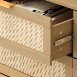 43.31" 6-Drawer Rattan Dresser For Living Room And Bedroom - ModernLuxe -Luxe Furniture Sale GUEST f9cd6e25 eed0 4d7a 8a11 5c3251963523