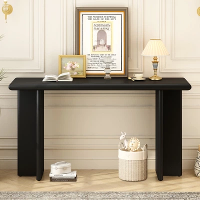 ModernLuxe L-Shaped Leg Console Table - Modern Entryway Furniture 3 ModernLuxe L-Shaped Leg Console Table - Modern Entryway Furniture