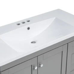 ModernLuxe 36" Shaker Style Free-Standing Bathroom Vanity with Resin Sink 26 ModernLuxe 36" Shaker Style Free-Standing Bathroom Vanity with Resin Sink -Luxe Furniture Sale GUEST fc5d8b80 01e3 498f 952d 75499b558983
