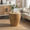 21.06" Retro Style Bucket Shaped Coffee Table, Natural - ModernLuxe 1 21.06" Retro Style Bucket Shaped Coffee Table, Natural - ModernLuxe -Luxe Furniture Sale GUEST fdd44ab6 aef8 4c2e a83f a10892aa7241