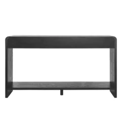 Modern Console Table Entryway Table With 3-Drawer, Vertical Design Sofa Table With Round Edge - ModernLuxe -Luxe Furniture Sale GUEST fe03fb0f 0008 4d3a abc9 bfeeb6752821