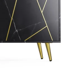 Modern TV Stand For 65" TV With Large Storage, Black - ModernLuxe -Luxe Furniture Sale GUEST ffd1a012 cfc8 4061 8524 73ac378ae289